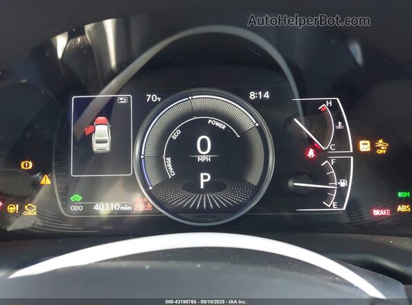 58ADA1C16RU047407 2024 LEXUS ES 300H Black Vista de los asientos traseros