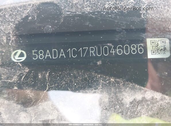 58ADA1C17RU046086 2024 LEXUS ES Черный Вид подкапотного пространства