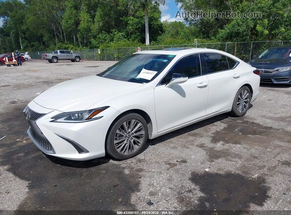 58ADZ1B10LU052331 2020 LEXUS ES White Przód lewy