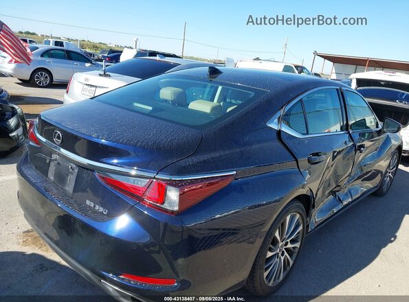 58ADZ1B10LU074779 2020 LEXUS ES 350 Dark Blue Вид задньої частини салону