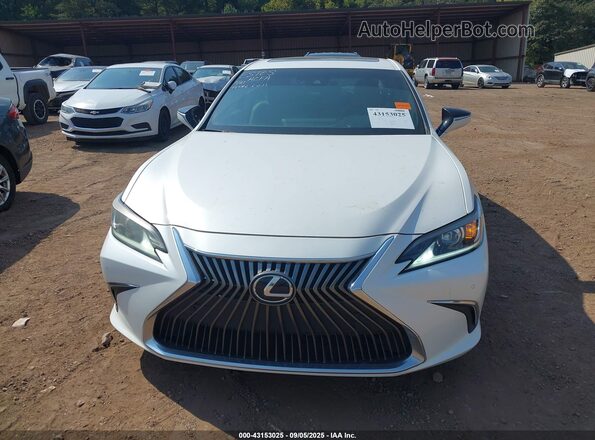 58ADZ1B12LU077196 2020 LEXUS ES White Widok zestawu wskaźników