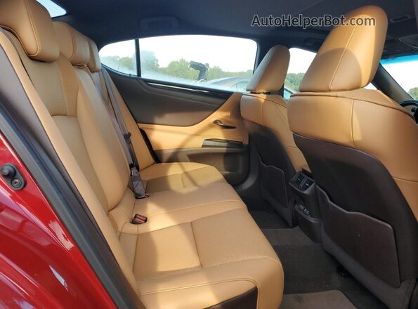 58ADZ1B13LU081211 2020 LEXUS ES Red Rear seats view