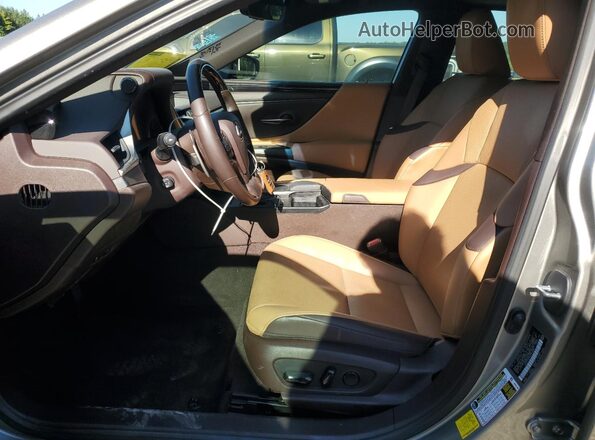 58ADZ1B16LU074849 2020 LEXUS ES Серый Вид салона спереди