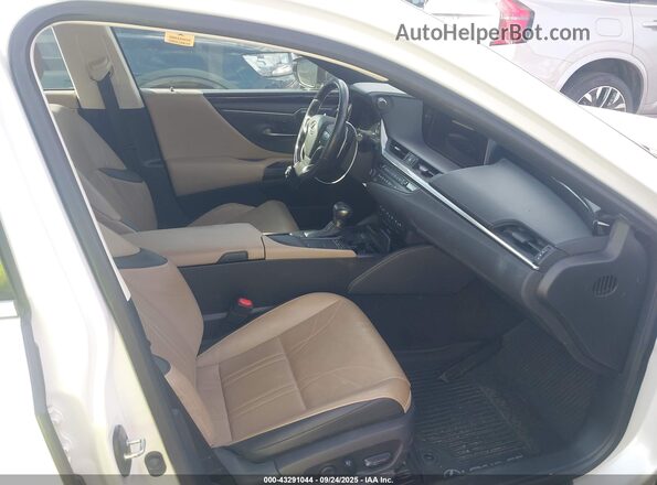 58AFZ1B19LU074806 2020 LEXUS ES White წინა სალონის ხედი