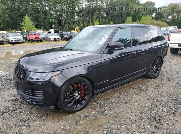 SALGR2RV9JA510740 2018 LAND ROVER RANGE ROVER Black Tył lewy