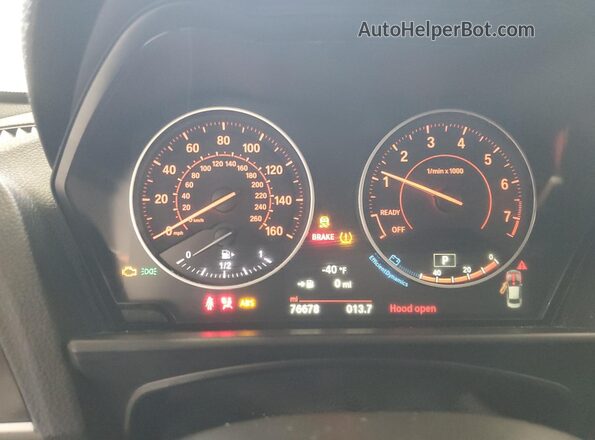 WBA2F9C36HV664915 2017 BMW 2 SERIES Silver Вид задніх сидінь