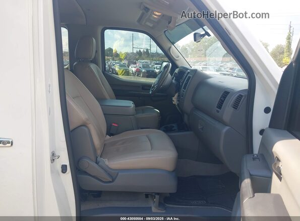 5BZAF0AA3MN850062 2021 NISSAN NV PASSENGER NV3500 HD White Widok wnętrza z przodu