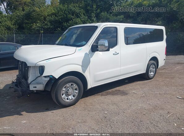 5BZAF0AA3MN850062 2021 NISSAN NV PASSENGER NV3500 HD White Przód lewy
