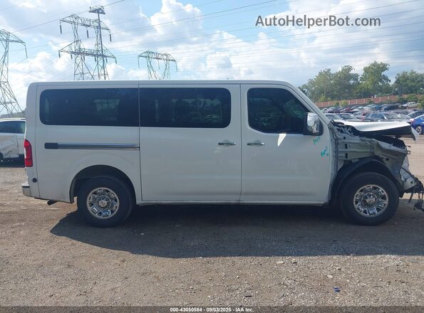 5BZAF0AA3MN850062 2021 NISSAN NV PASSENGER NV3500 HD White Widok wnętrza 360 stopni