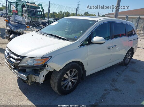 5FNRL5H63HB015433 2017 HONDA ODYSSEY White Передня ліва чверть