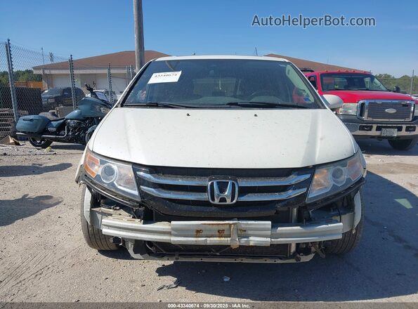 5FNRL5H63HB015433 2017 HONDA ODYSSEY White Вид щитка приладів