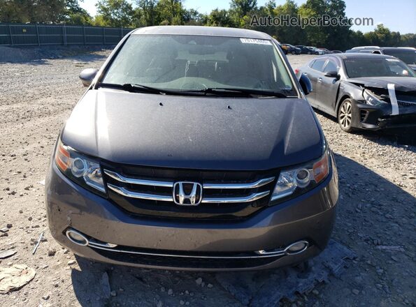 5FNRL5H95HB007571 2017 HONDA ODYSSEY Серый 