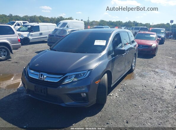 5FNRL6H20LB021752 2020 HONDA ODYSSEY Gray Vista tres cuartos delantera izquierda