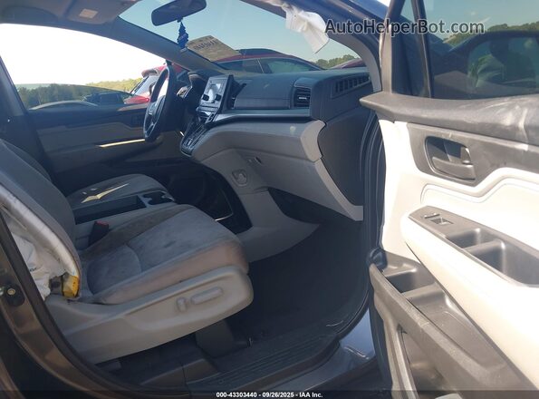 5FNRL6H20LB021752 2020 HONDA ODYSSEY Gray Vista interior delantera