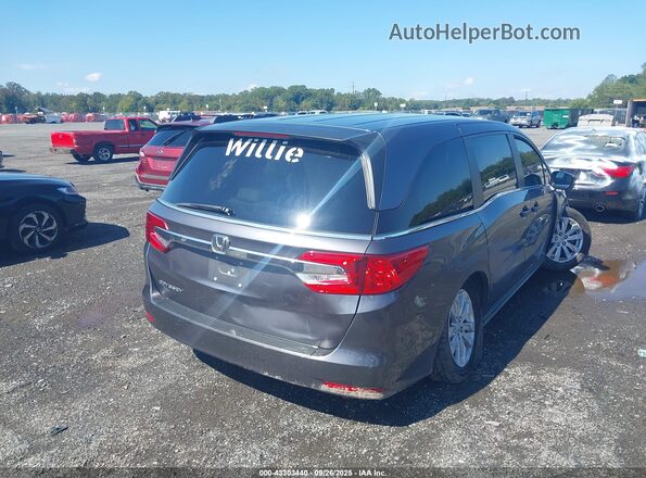 5FNRL6H20LB021752 2020 HONDA ODYSSEY Gray Trasero derecho