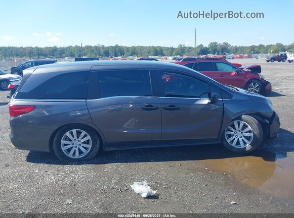 5FNRL6H20LB021752 2020 HONDA ODYSSEY Gray Vista interior trasera