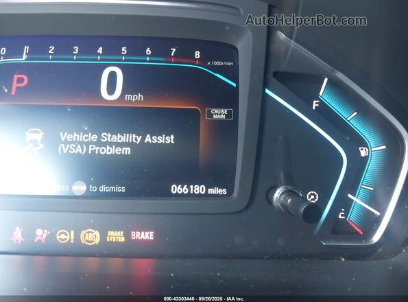 5FNRL6H20LB021752 2020 HONDA ODYSSEY Gray 