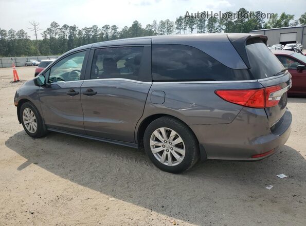 5FNRL6H24KB111744 2019 HONDA ODYSSEY Gray Trasero izquierdo