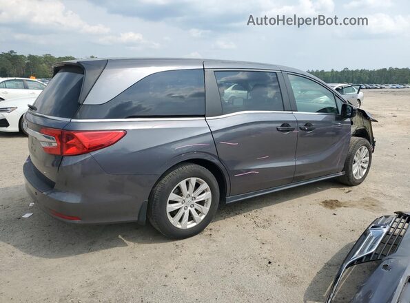 5FNRL6H24KB111744 2019 HONDA ODYSSEY Gray Trasero derecho