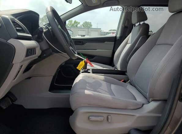 5FNRL6H24KB111744 2019 HONDA ODYSSEY Gray Vista interior delantera