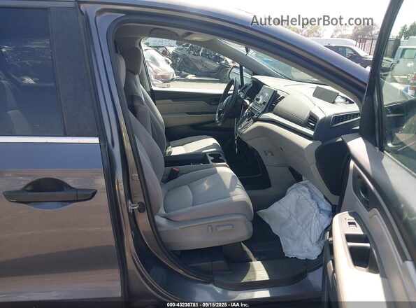 5FNRL6H25KB042644 2019 HONDA ODYSSEY Gray წინა სალონის ხედი
