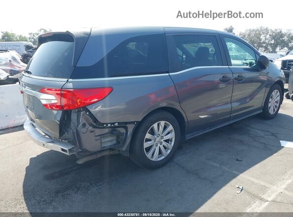 5FNRL6H25KB042644 2019 HONDA ODYSSEY Gray უკანა მარჯვენა