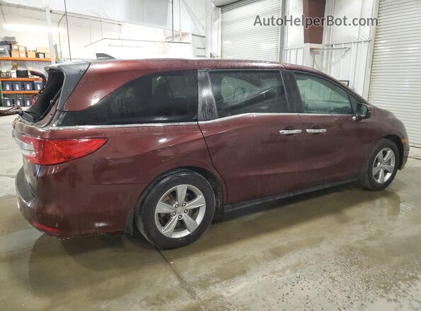 5FNRL6H57JB004552 2018 HONDA ODYSSEY Maroon 