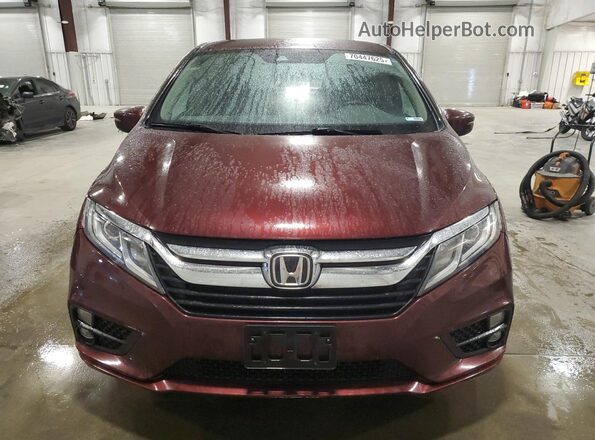 5FNRL6H57JB004552 2018 HONDA ODYSSEY Maroon 