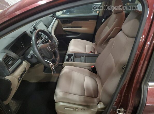 5FNRL6H57JB004552 2018 HONDA ODYSSEY Maroon 