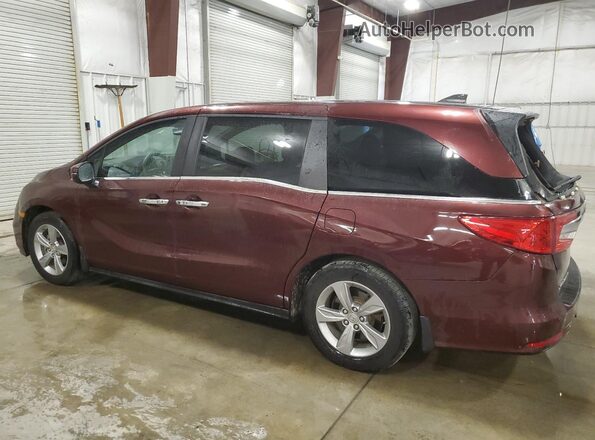 5FNRL6H57JB004552 2018 HONDA ODYSSEY Maroon 