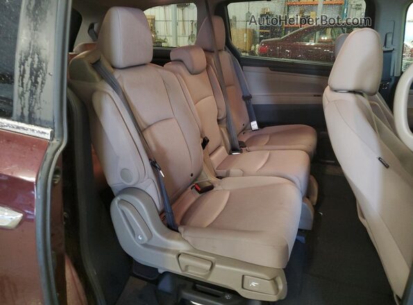 5FNRL6H57JB004552 2018 HONDA ODYSSEY Maroon 
