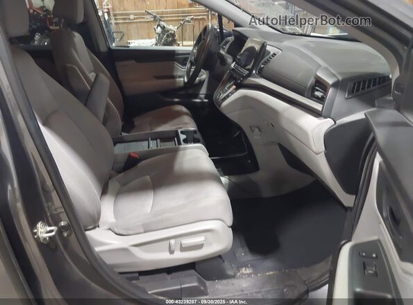 5FNRL6H58KB120148 2019 HONDA ODYSSEY Gray Widok wnętrza z przodu