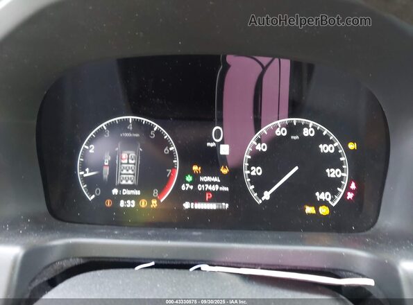 5FNRL6H60SB003317 2025 HONDA ODYSSEY Silver Widok tylnych siedzeń