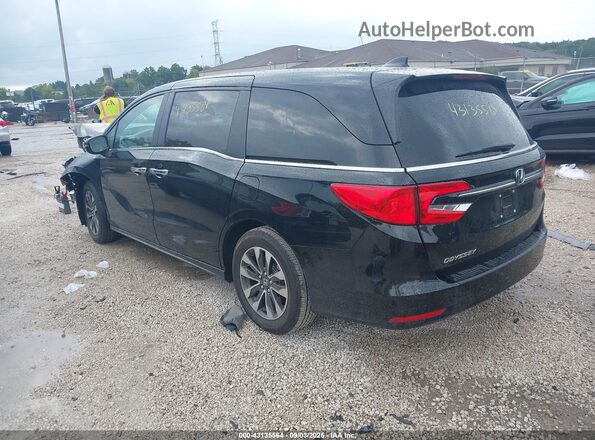 5FNRL6H64RB003850 2024 HONDA ODYSSEY Black Trasero izquierdo