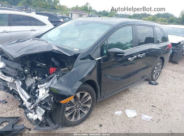 5FNRL6H64RB003850 2024 HONDA ODYSSEY Black Vista tres cuartos delantera izquierda
