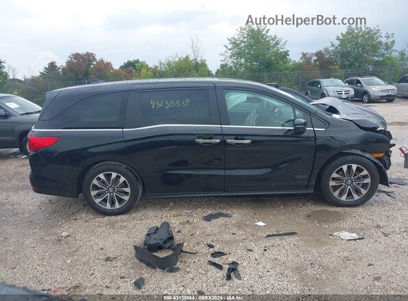 5FNRL6H64RB003850 2024 HONDA ODYSSEY Black Vista interior trasera