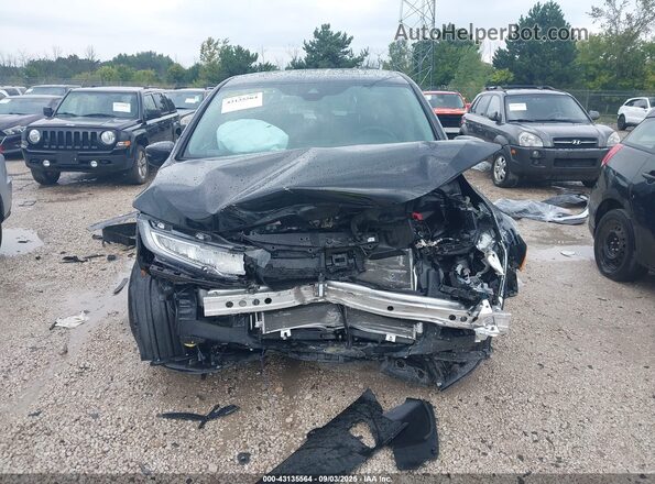 5FNRL6H64RB003850 2024 HONDA ODYSSEY Black Vista del cuadro de instrumentos