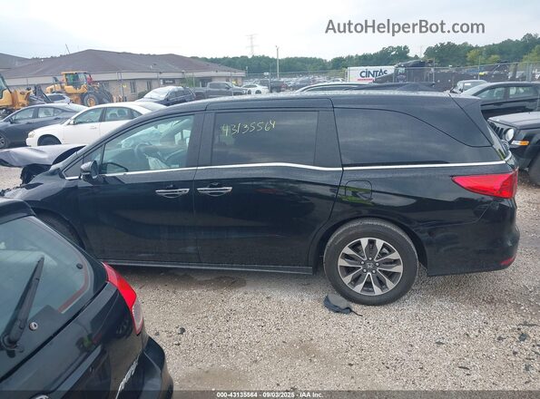 5FNRL6H64RB003850 2024 HONDA ODYSSEY Black Vista interior de 360 grados