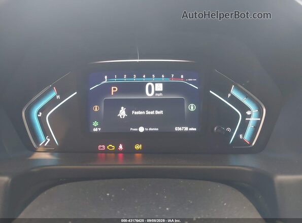 5FNRL6H69PB059019 2023 HONDA ODYSSEY Blue Հետևի նստատեղերի տեսք