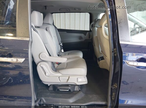 5FNRL6H69PB059019 2023 HONDA ODYSSEY Blue VIN կոդի պիտակի տեսք