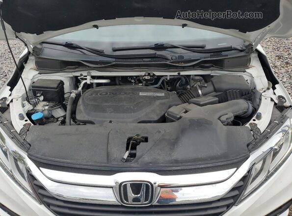 5FNRL6H70LB019902 2020 HONDA ODYSSEY White ძრავის განყოფილების ხედი