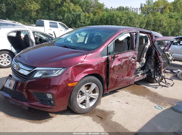 5FNRL6H70LB025697 2020 HONDA ODYSSEY Burgundy Front left