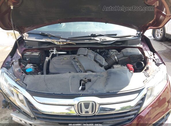 5FNRL6H70LB025697 2020 HONDA ODYSSEY Burgundy Rear view