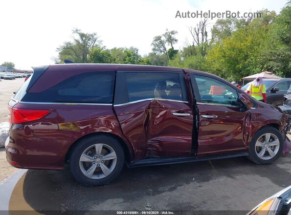 5FNRL6H70LB025697 2020 HONDA ODYSSEY Burgundy 360 interior view
