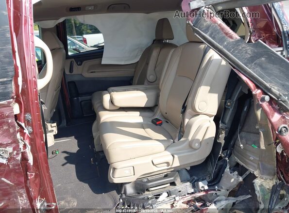 5FNRL6H70LB025697 2020 HONDA ODYSSEY Burgundy VIN sticker view