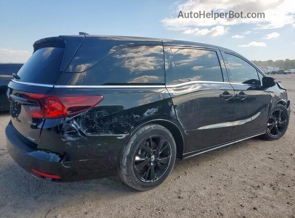 5FNRL6H70RB010271 2024 HONDA ODYSSEY Black Przód prawy