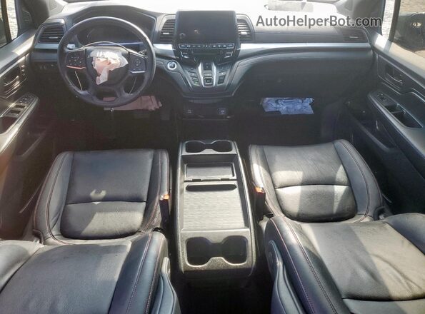 5FNRL6H70RB010271 2024 HONDA ODYSSEY Black Widok zestawu wskaźników