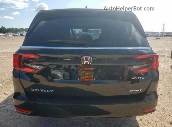 5FNRL6H70RB010271 2024 HONDA ODYSSEY Black Widok wnętrza z przodu