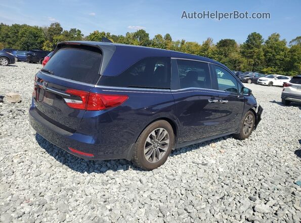 5FNRL6H72MB019725 2021 HONDA ODYSSEY Blue Rear right