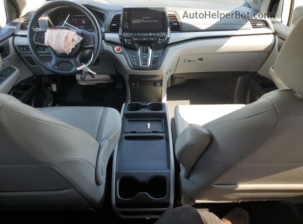 5FNRL6H72MB019725 2021 HONDA ODYSSEY Blue Dashboard view